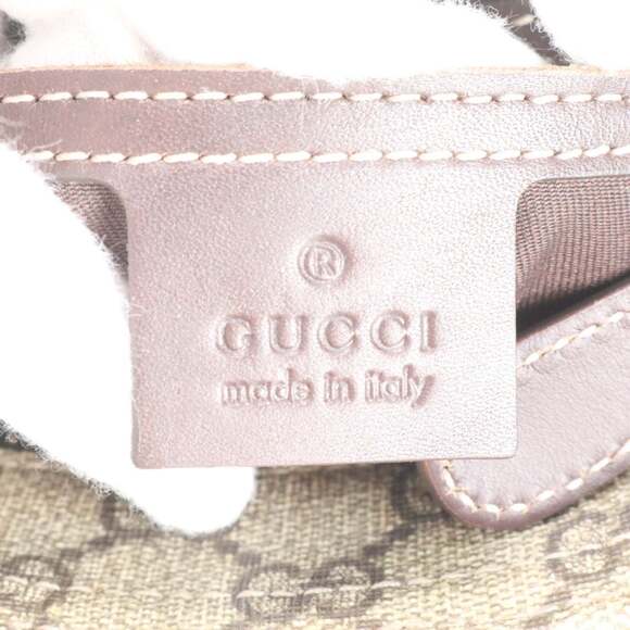 Gucci GG Supreme 201538 Leather Shoulder Bag/Messenger Bag Brown Men's - Picture 8 of 9